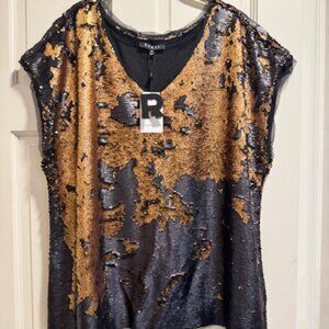 Rebel Brand Black and Gold two-tone design with black and gold design NWT 1x